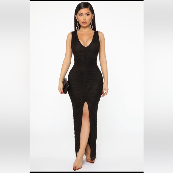 Don’t ruche me maxi dress - Picture 1 of 5